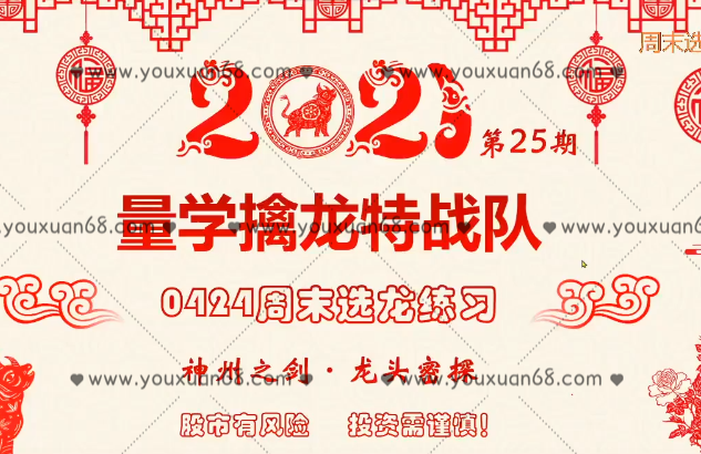 龙头密探白马密探仲展第25期 量学擒龙特战队,课程,策略,量学,第1张