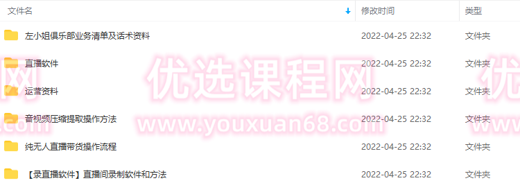 左小姐-直播带货俱乐部十三行、无人直播，全套教程附：工具、文档、话术资料