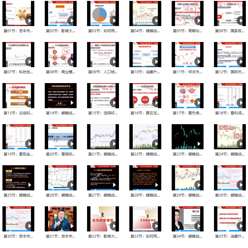 无为投资课堂《职业投资者训练营》36集视频,课程,视频,训练营,第2张 无为投资课堂《职业投资者训练营》36集视频,课程,视频,训练营,第2张