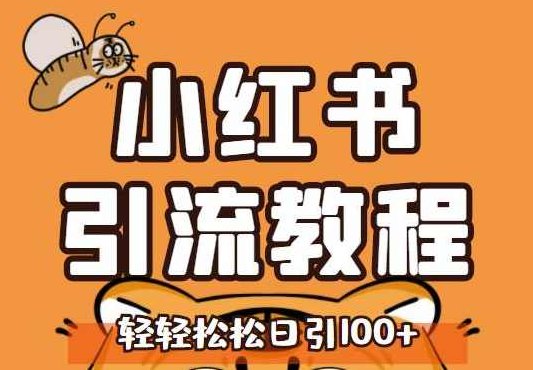 小红书运营引流全系列课程，每天引流100精准粉,课程,第1张