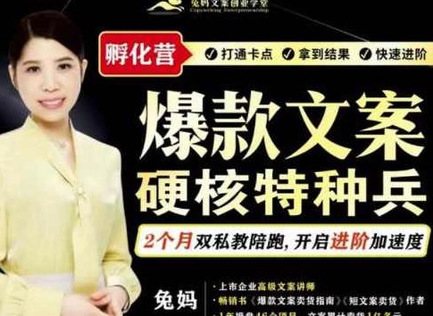 兔妈·爆款文案硬核特种兵孵化营,课程,视频,第1张