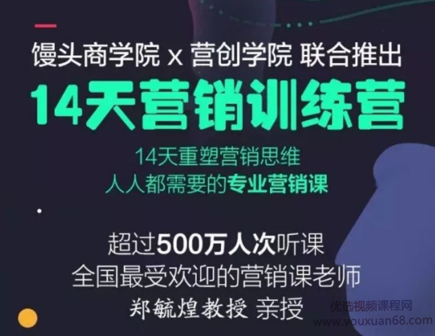 郑毓煌 14天营销训练营，重塑营销思维,课程,视频,第1张