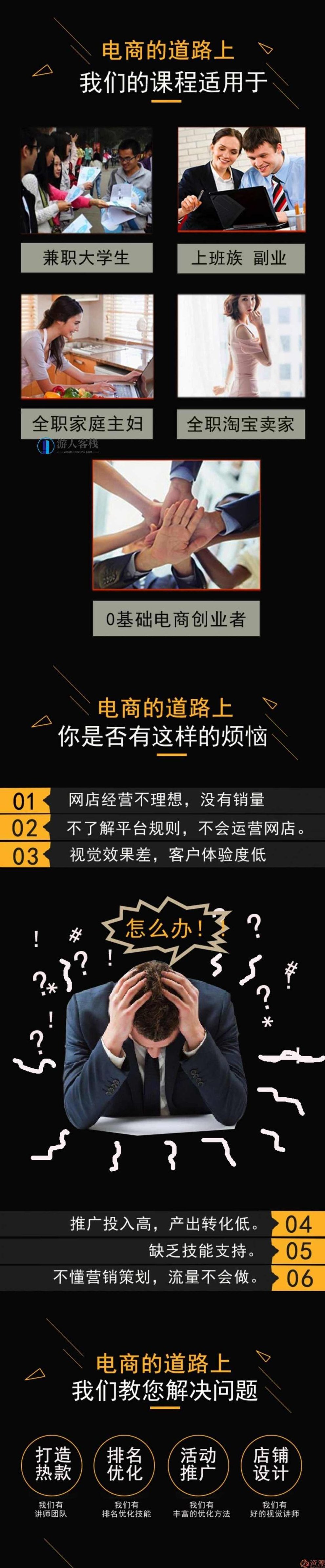 淘宝运营教程新手开店零基础视觉设计在线培训直播课程,课程,零基础,直播课,第1张