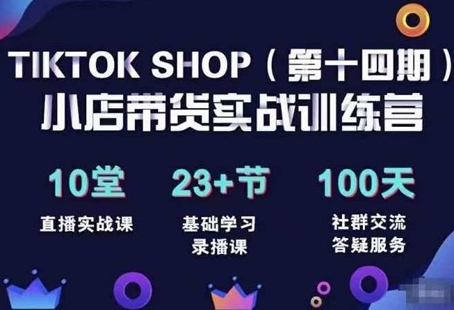 TikTokShop全球店带货训练营(14期)打开全球流量新思维,出海抢占全球新流量,一店卖全球,课程,视频,教程,第1张 TikTokShop全球店带货训练营(14期)打开全球流量新思维,出海抢占全球新流量,一店卖全球,课程,视频,教程,第1张