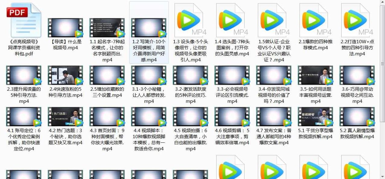 秋叶从0到1学视频号运营实操教程,视频,教程,百度云盘分享,第1张 秋叶从0到1学视频号运营实操教程,视频,教程,百度云盘分享,第1张
