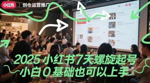 2025小红书7天螺旋起号，小白0基础也可以上手,基础,小红书,注意事项,第1张