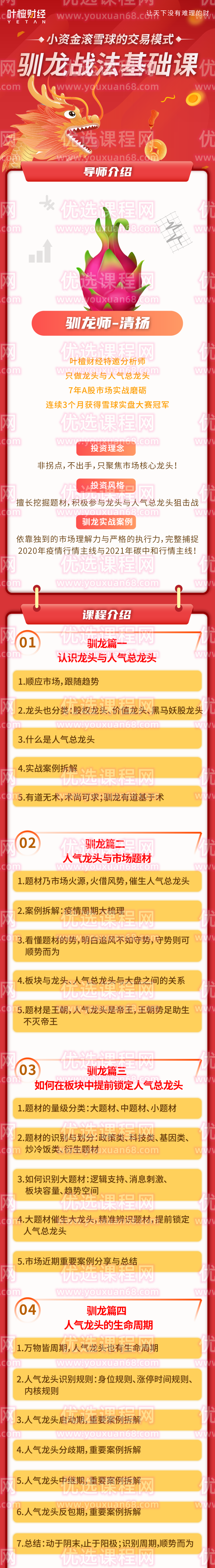 清扬：驯龙战法基础课，小资金滚雪球的交易模式,课程,视频,基础,第2张
