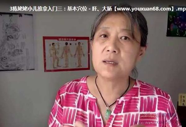 陈姥姥小儿推拿视频讲座,课程,视频,教程,第1张