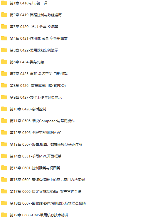 PHP中文网第十九期-价值5897-2022年-完结无密,课程,2022,价值,第3张