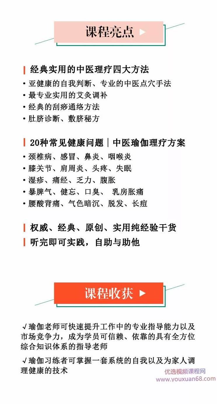 迷罗 从头到脚 助你成为中医瑜伽理疗高手 24节视频+课件,课程,视频,掌握,第2张 迷罗 从头到脚 助你成为中医瑜伽理疗高手 24节视频+课件,课程,视频,掌握,第2张