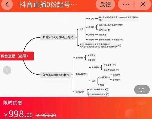 (春天里的一幅画)抖音直播0粉起号思路解析，0粉快速起号逻辑,课程,抖音,赚钱,第1张