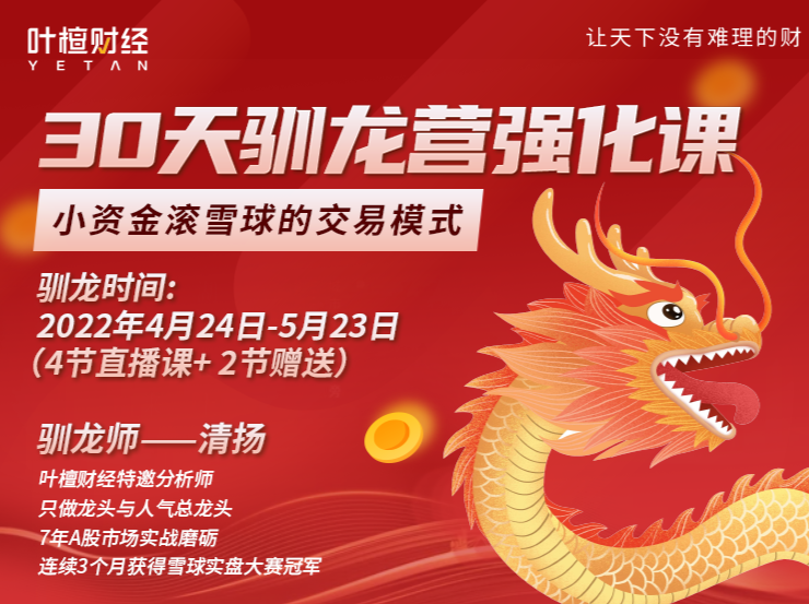 【清扬】30天驯龙营强化课,小资金滚雪球的交易模式,课程,2022,教学,第1张