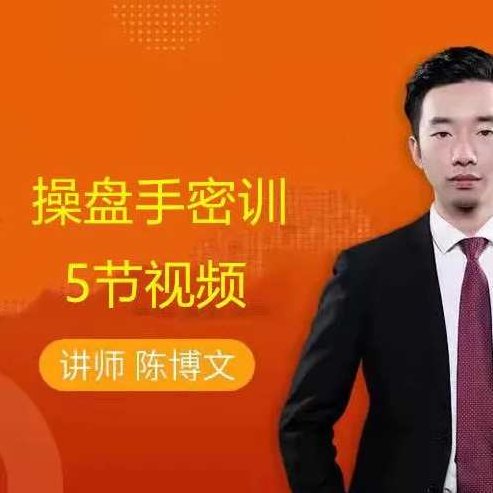 陈博文操盘手密训 5节视频,课程,视频,思维,第1张
