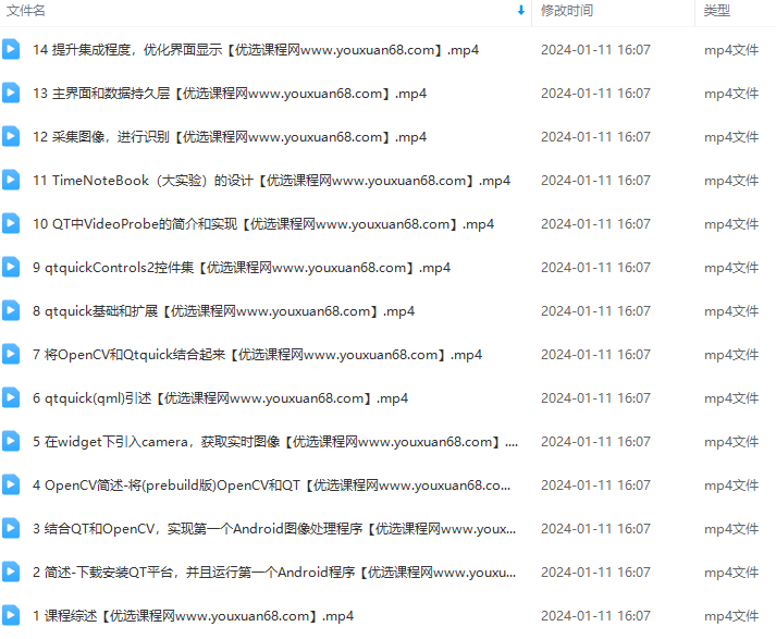 从零开始的嵌入式图像处理（PI+QT+OpenCV)实战演练视频课程,课程,视频,基础,第2张