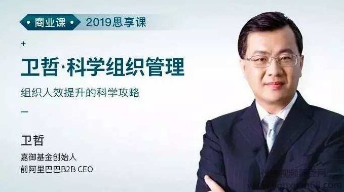 卫哲·科学组织管理 组织人效提升的科学攻略