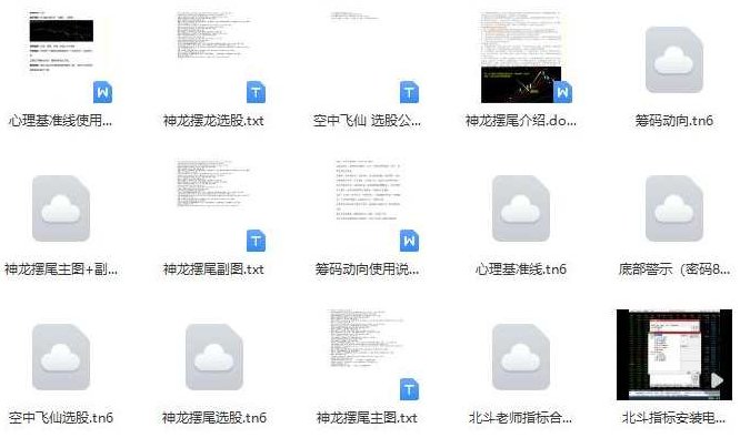 财学堂北斗老师 北斗指标合集,课程,介绍,合集,第1张