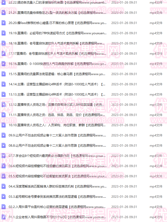 直播带货操盘手/思维认知实战课：带你快速入局抖音，快速拉升人气,课程,抖音,思维,第2张