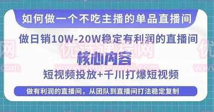 某电商线下课程，稳定可复制的单品矩阵日不落，做有利润的直播间,课程,视频,第1张