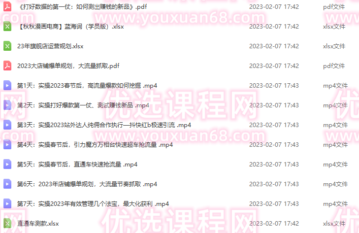 7天实操成长营之《春节后爆流爆单,7天高能实战》,课程,讲解,实战,第2张