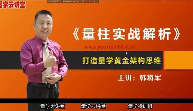 量学云讲堂韩将军打造量学黄金架构思维第2期,课程,思维,量学,第1张