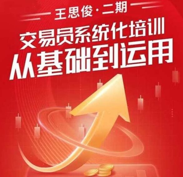王思俊交易员系统化培训从基础到运用,课程,基础,培训,第1张