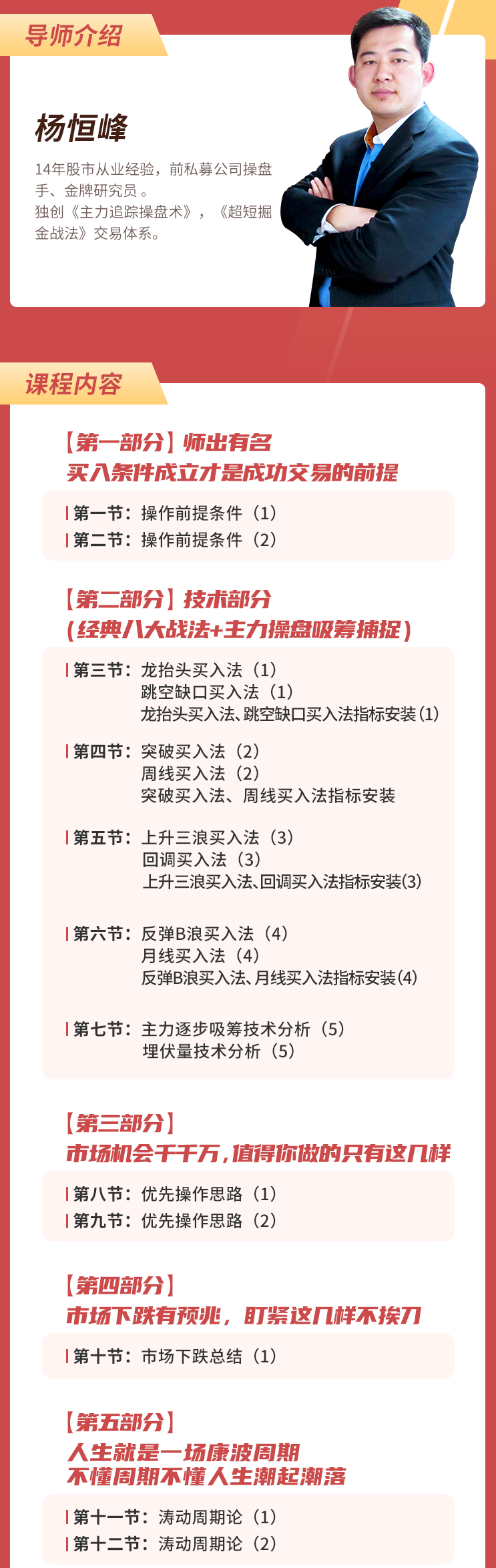 【杨恒峰】经典八大战法训练营-二期,课程,第3张