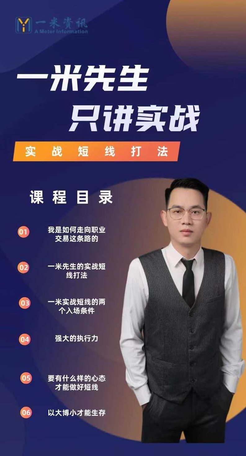 【期货课程】一米资讯金融学院：一米先生只讲实战，用实战教你真正的短线打法,课程,实战,K线,第2张