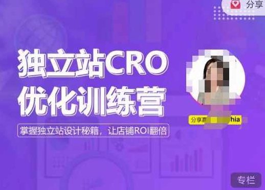 独立站CRO优化训练营，掌握独立站设计秘籍，打造高转化的独立站，让店铺ROI翻倍,课程,设计,秘籍,第1张