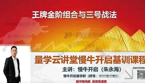 【量学云讲堂】《朱永海慢牛开启第46期视频课程主课+收评合集 共45个视频》,课程,视频,视频课程,第1张