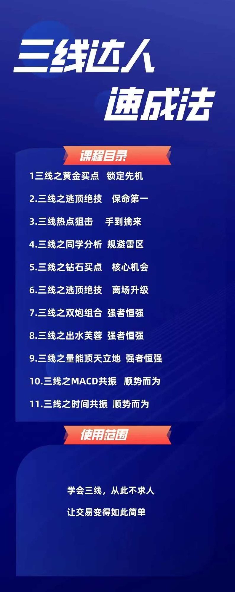 【股海摆渡人】三线系统课程全集 顶底+打板+波段,课程,全集,第2张