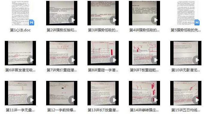 【骆驼子涵】《量学一线破天机，二点定乾坤的强势低吸》,课程,第1张