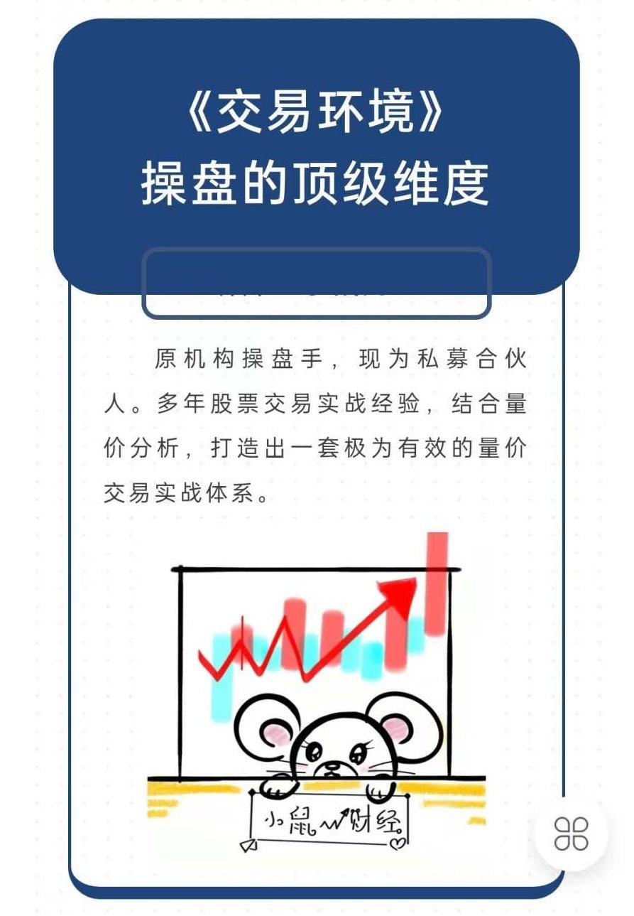 小鼠财经《交易环境》操盘的顶级维度,课程,视频,基础,第2张 小鼠财经《交易环境》操盘的顶级维度,课程,视频,基础,第2张