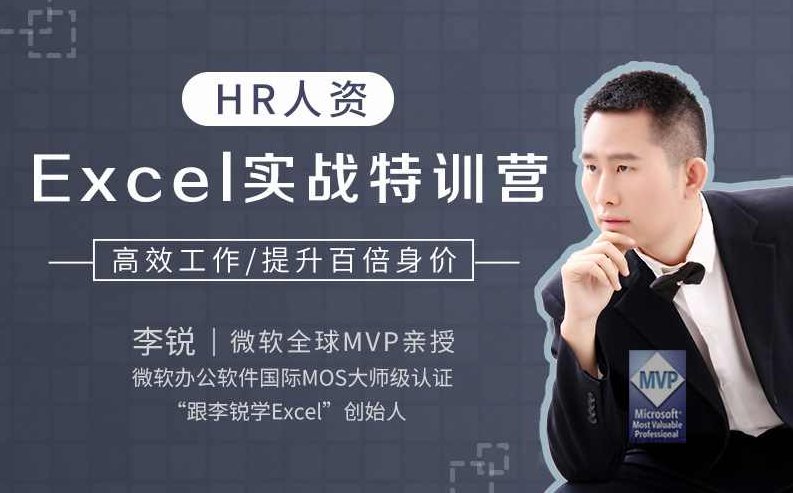 HR人资Excel实战特训营 快速提升百倍身价,课程,基础,设计,第1张