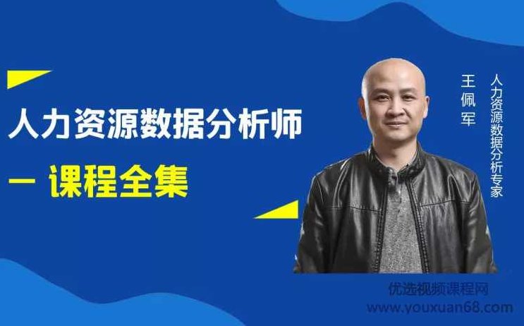王佩军人力资源数据分析系列 - 课程全集,课程,基础,第1张