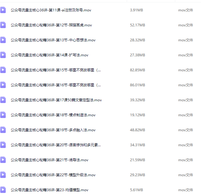 麦子甜2025公众号流量主全网最新玩法核心，手把手教学，成熟稳定，收益有保障【揭秘】,课程,第2张