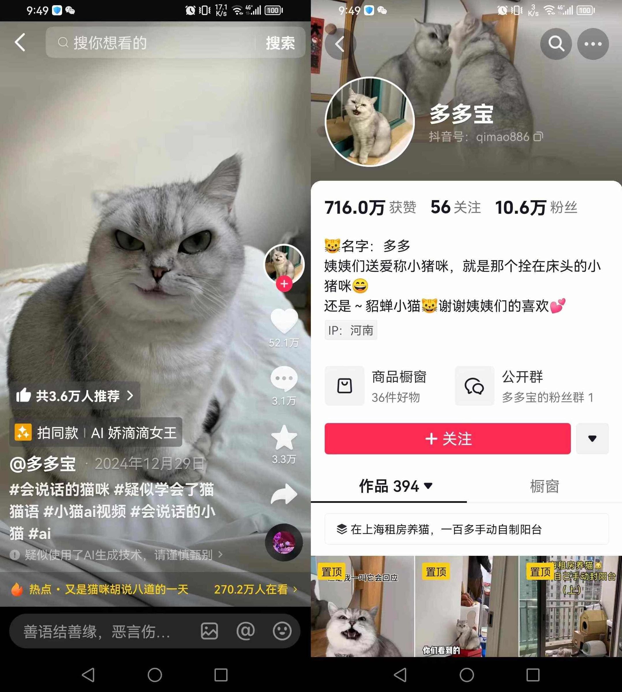 AI技术让动物“开口说话”全程手机操作涨粉10W+，小白轻松上手,课程,视频,介绍,第1张