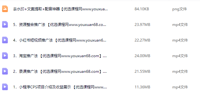 2025实操小程序CPS推广项目，自用推广渠道分享，实现被动收益【揭秘】,课程,视频,揭秘,第2张