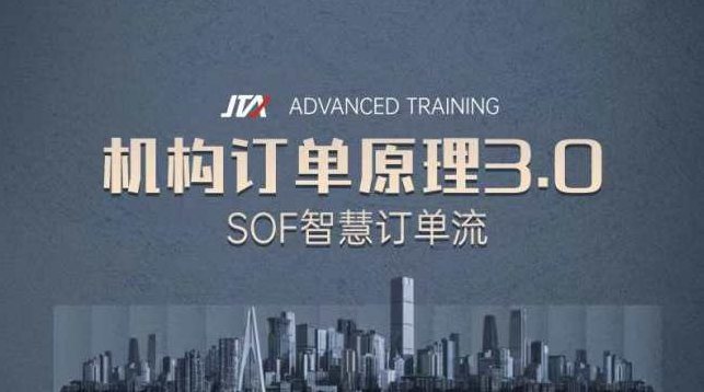 杰克交易学院JTA机构订单原理3.0-SOF智慧订单流,课程,教学,介绍,第1张 杰克交易学院JTA机构订单原理3.0-SOF智慧订单流,课程,教学,介绍,第1张