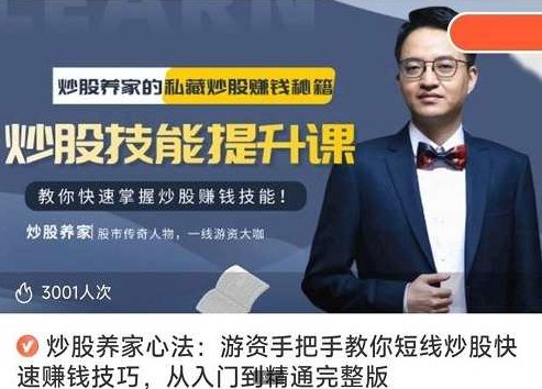【炒股养家心法】《游资手把手教你短线炒股快速赚钱技巧，从入门到精通完整版》,课程,基础,赚钱,第1张