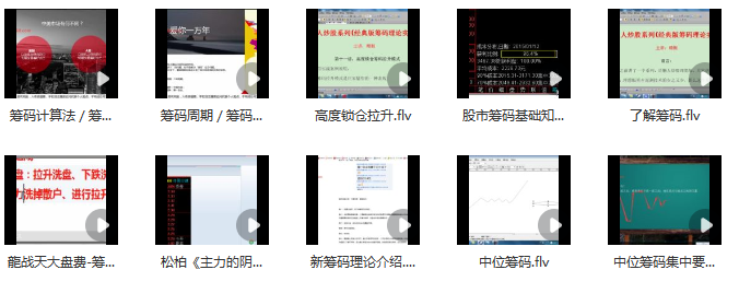 筹码理论视频教学教程11讲(百家争鸣),课程,视频,教程,第1张 筹码理论视频教学教程11讲(百家争鸣),课程,视频,教程,第1张