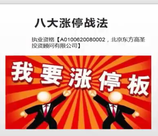 【股海淘金】转圆老师《涨停八法》,课程,应用,第1张