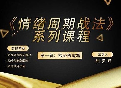 四鼠点金《情绪周期战法》系列课程第一篇：核心悟道篇,课程,第1张
