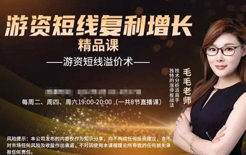 毛毛老师游资短线复利增长游资短线溢价术视频课,课程,视频,第1张