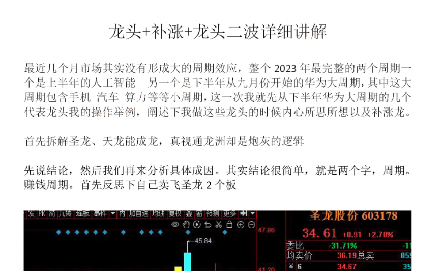【偏执短线】2024圈内教学文档,课程,教学,第1张 【偏执短线】2024圈内教学文档,课程,教学,第1张
