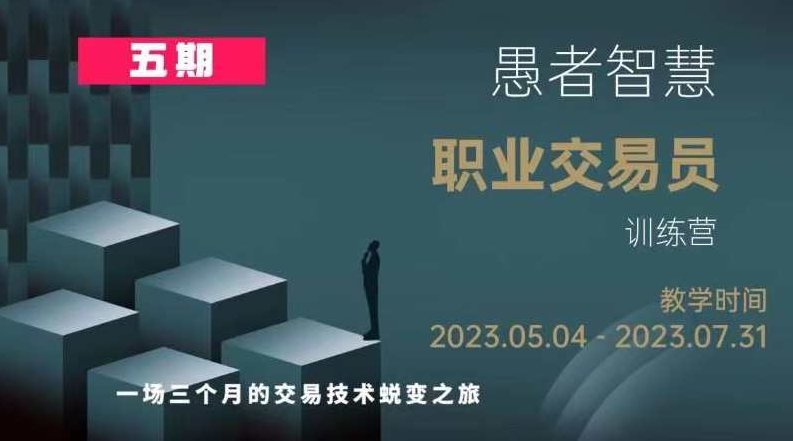 愚者智慧《职业交易员训练营》五期,课程,基础,训练营,第1张