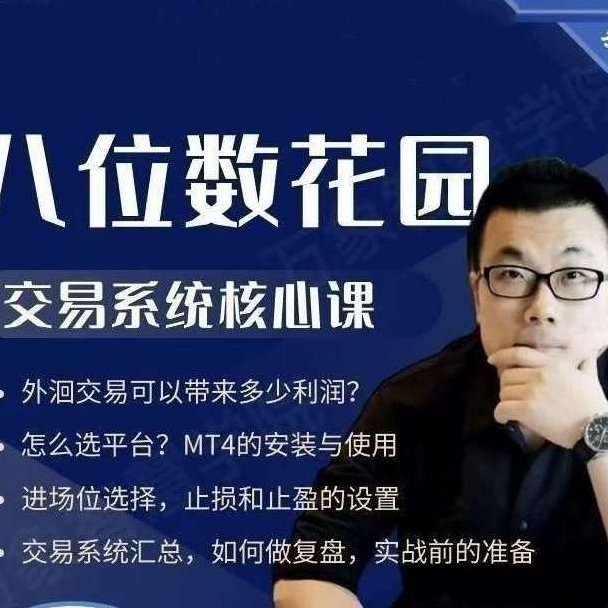 【八位数花园】八哥外汇、期货交易系统核心课,课程,基础,第1张