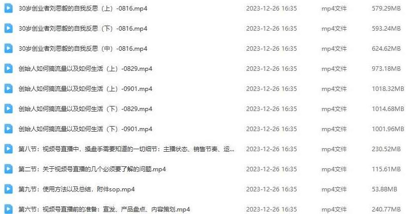 刘老板:视频号直捐操盘课群响视频号直撸落地细节全流程 全课程学习 网盘下载,课程,视频,第2张 刘老板:视频号直捐操盘课群响视频号直撸落地细节全流程 全课程学习 网盘下载,课程,视频,第2张