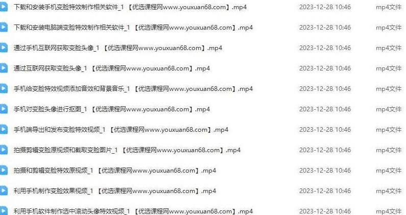 抖音快手变脸特效视频制作教程（电脑端+手机端）,课程,视频,教程,第2张