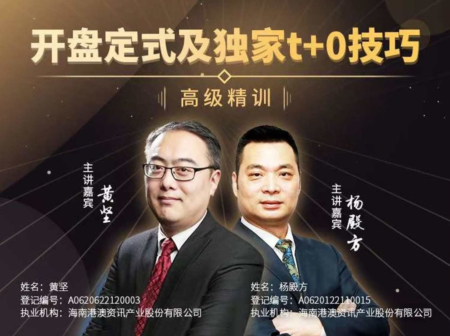 杨殿方 开盘定式及独家t+0技巧2023,课程,指标,第1张