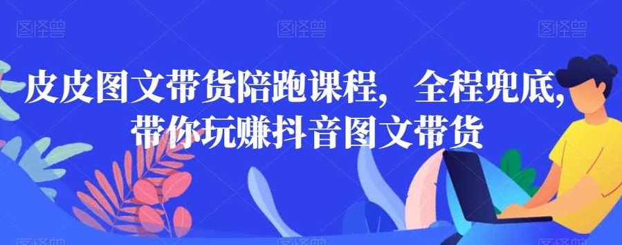 皮皮图文带货陪跑课程，全程兜底，带你玩赚抖音图文带货,课程,基础,抖音,第1张
